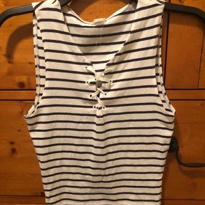 Striped women’s tank top
